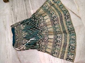 Emerald Green Lehenga Choli, FIXED PRICE