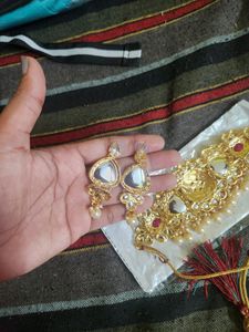 Premium Quality KUNDAN Jewellery Set