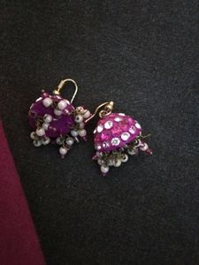 Pretty Cute Pink Color Earrings Rarely Wore