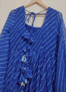 Beautiful Blue🔵Striped Dress For 36 Bust