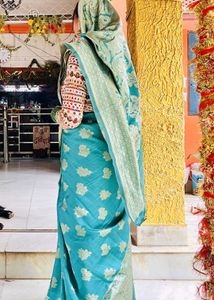 Elegant Blue Saree