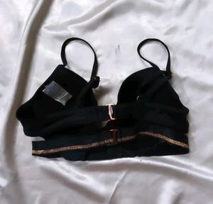 Floral Embroidered Bikini Top