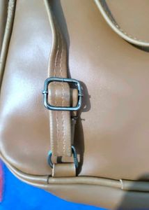 Cute Brown Backpack with Bow Detail