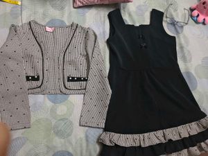 Cutecumber Coat n frock dress for 6-8 years