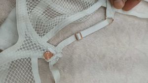 Sheer White Mesh Bra