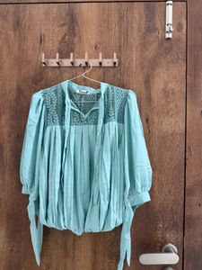Bohemian Sea Green  Top