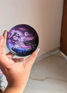 Hand-painted Japanese Scenery Trinket Box