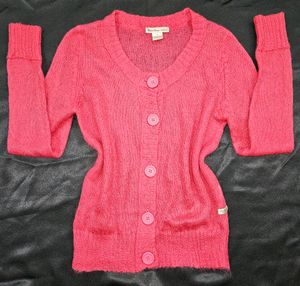 Cardigan Combo Beige N Pink