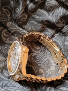Luxury Gold Diamond Rolex Watch
