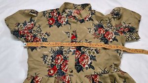 🇮🇳Girl suit Designer dress Floral Peplum Kurta