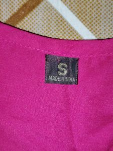 Vibrant Pink Printed Kurta
