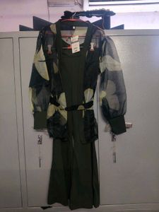Stylish Olive Green Co-ord Set