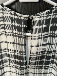 Plaid Sleeveless Mini Dress