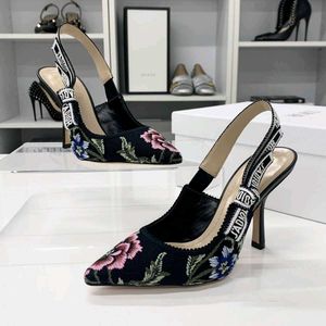 Dior Embroidered FLORAL Heels