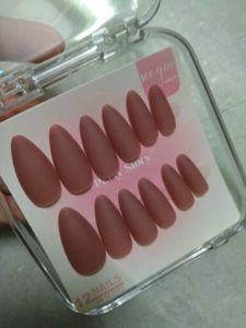 Matte Almond Shape Press-On Nails