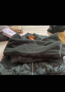 Forever 21 Trendy Cropped Bomber Jacket Unused