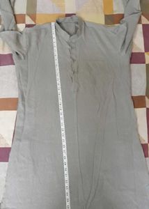 Men's Grey Kurta Set