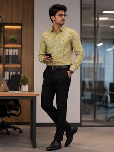 Floral Print unisex Shirt