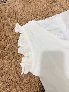 Maxi Dress with Ruffle Sleeves