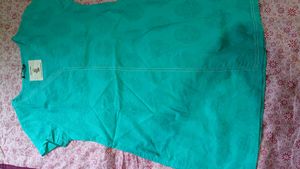 Teal Printed Kurta