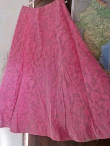 Beautiful Pink Embroidered Skirt