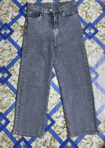 Combo Grey Wash and Blue Wide Leg Jeans