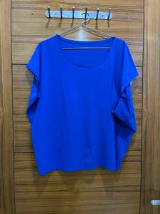 Vibrant Blue Casual Tunic