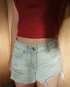 American eagle outfitters Distressed Denim Shorts