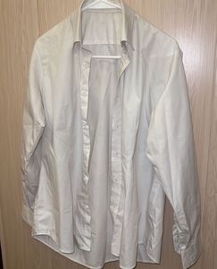 Classic White Button-Down Shirt