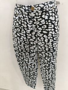 Leopard Print Straight Leg Pants