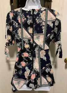 Bohemian Floral Wrap Dress