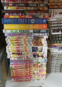 Mixed Book Lot: Manga, Fiction, and More!