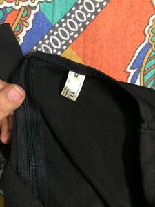 Black Asymmetrical Dress / Date Outfit