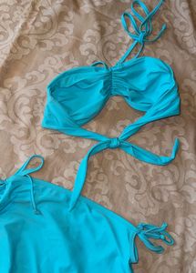 tie up bikini set
