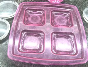 snacks/Dryfruits tray with four lid bowls