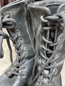 Chic Black Combat Boots
