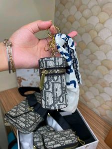 Dior Monogram Shoulder Bag Set