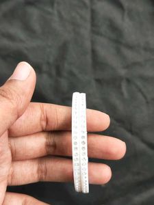 Striped Glass Bangles - Set of Two