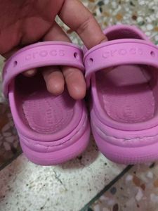 Pink Crocs Comfort Clogs