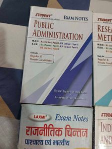 Lot of 5 Political Science Exam Notes M.A 1st year