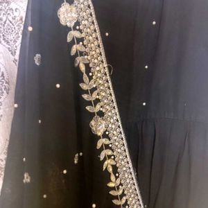 Elegant Black Ethnic Gown