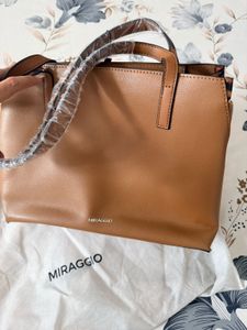 Miraggio Tan Handbag