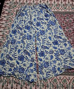 Boho Floral Print Palazzo Pants
