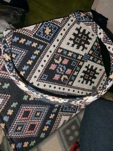 Boho Style Embroidered Hobo Bag