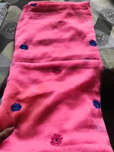 pink saree