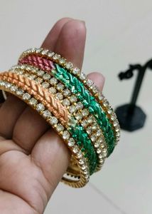 Brand new Beautiful Set of Embellished Bangles