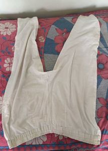 Cream Palazzo Pants