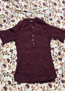 Maroon Cotton top