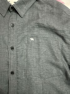 The Bear House Relaxed Fit Dark Grey Shirt