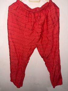 Red Striped Palazzo Pants